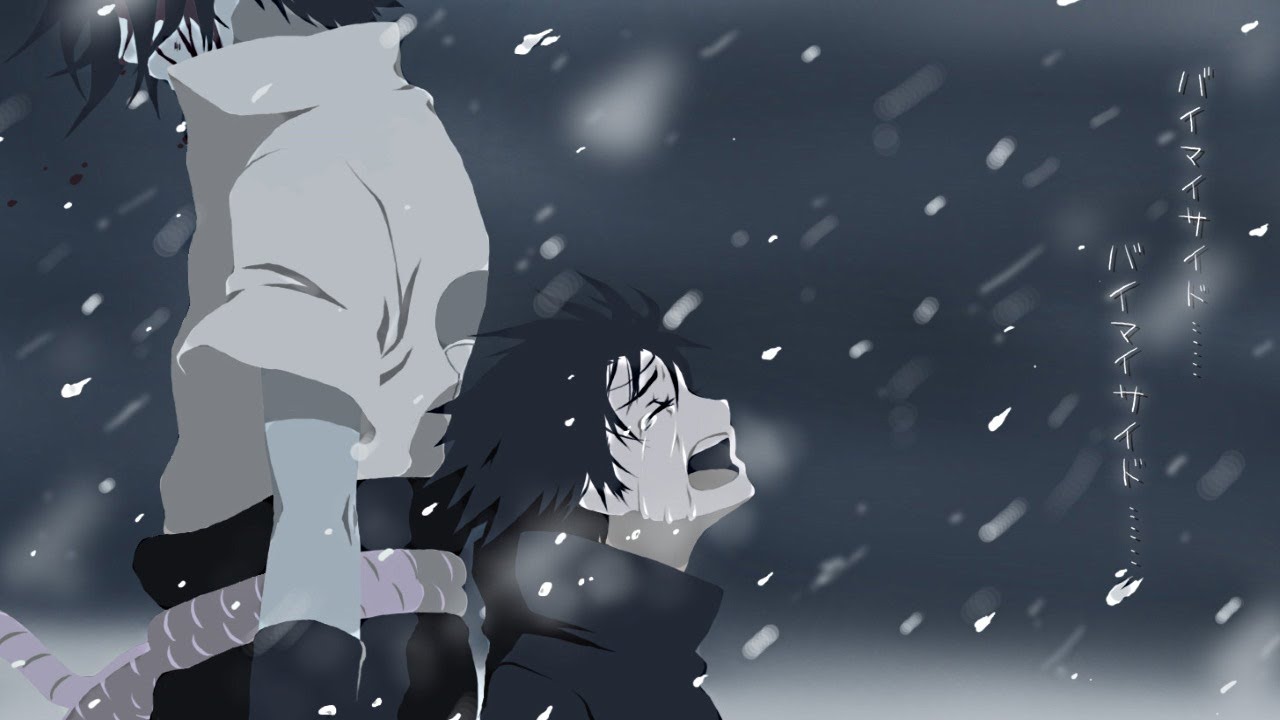 Naruto And Sasuke Sad - HD Wallpaper 