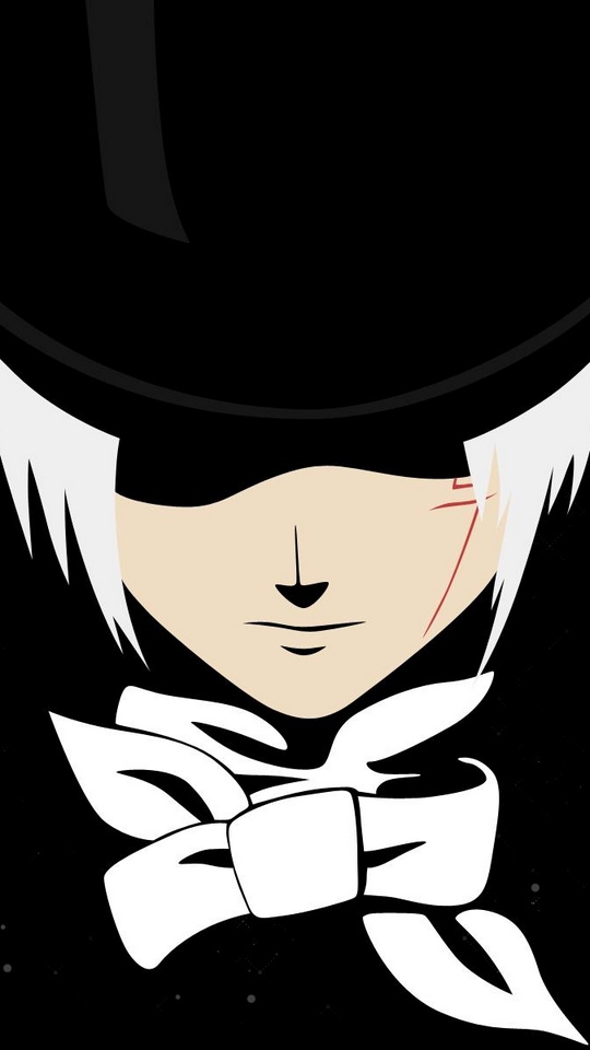 Wallpaper Vector, Anime, Man, Black, White - Iphone Anime Wallpaper Black Background - HD Wallpaper 