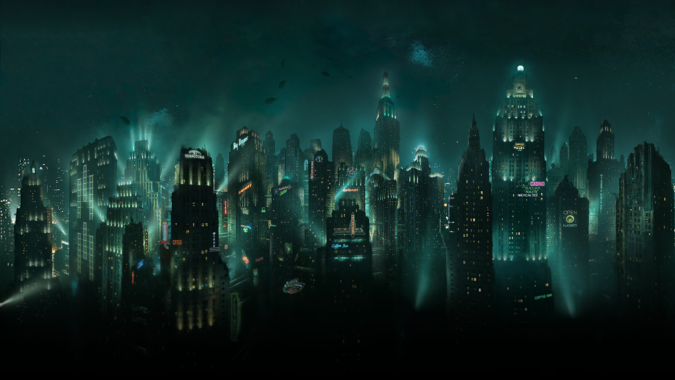 2560x1440, 
 Data Id 86296 
 Data Src /walls/full/f/e/f/86296 - Bioshock - HD Wallpaper 