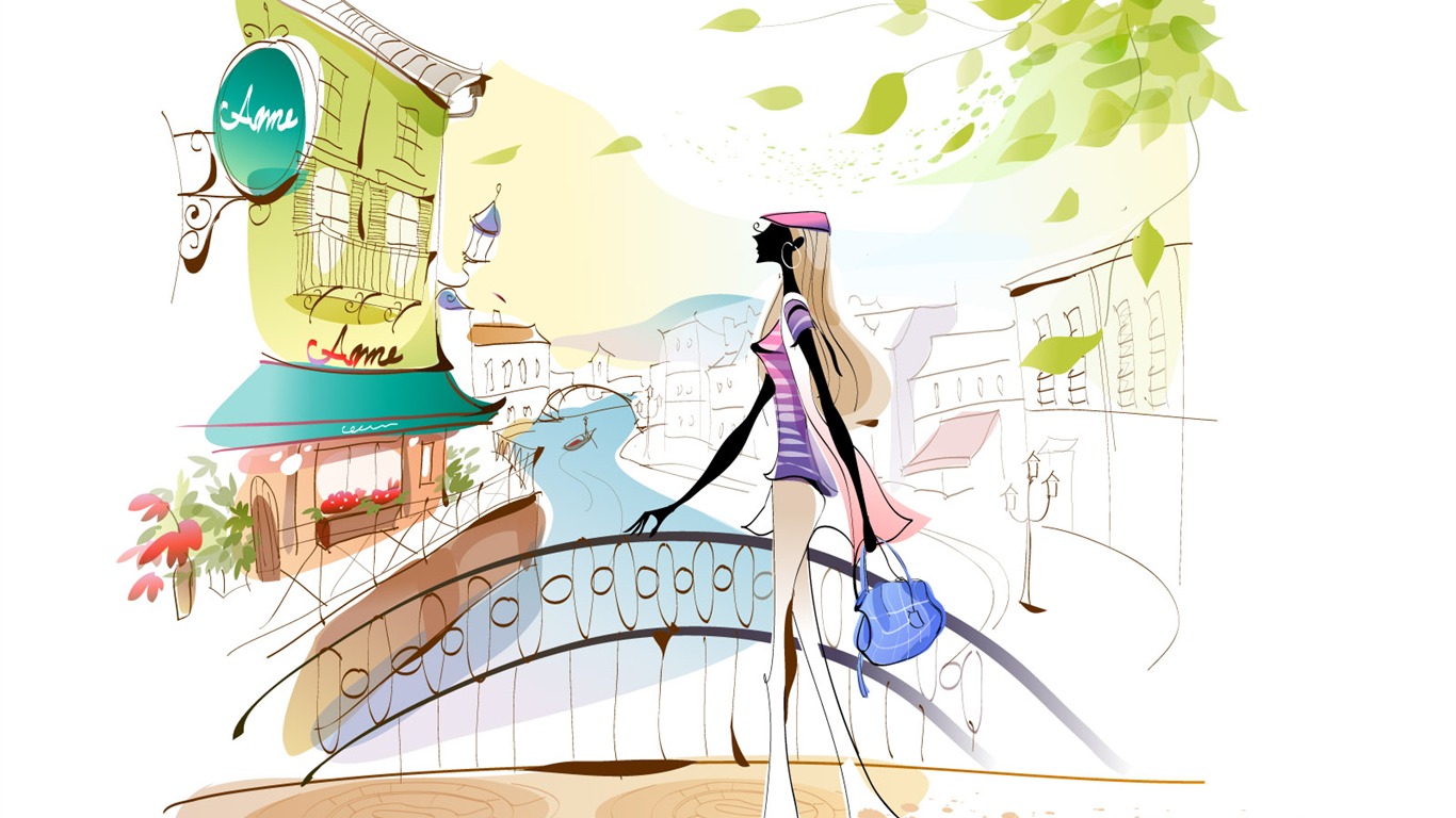 Vector Fashion Girls Wallpaper - Fashion Wallpapers Vector - 1366x768 Wallpaper Vector Fashion Girls Wallpaper - Fashion Wallpapers Vector - 1366x768 Wallpaper