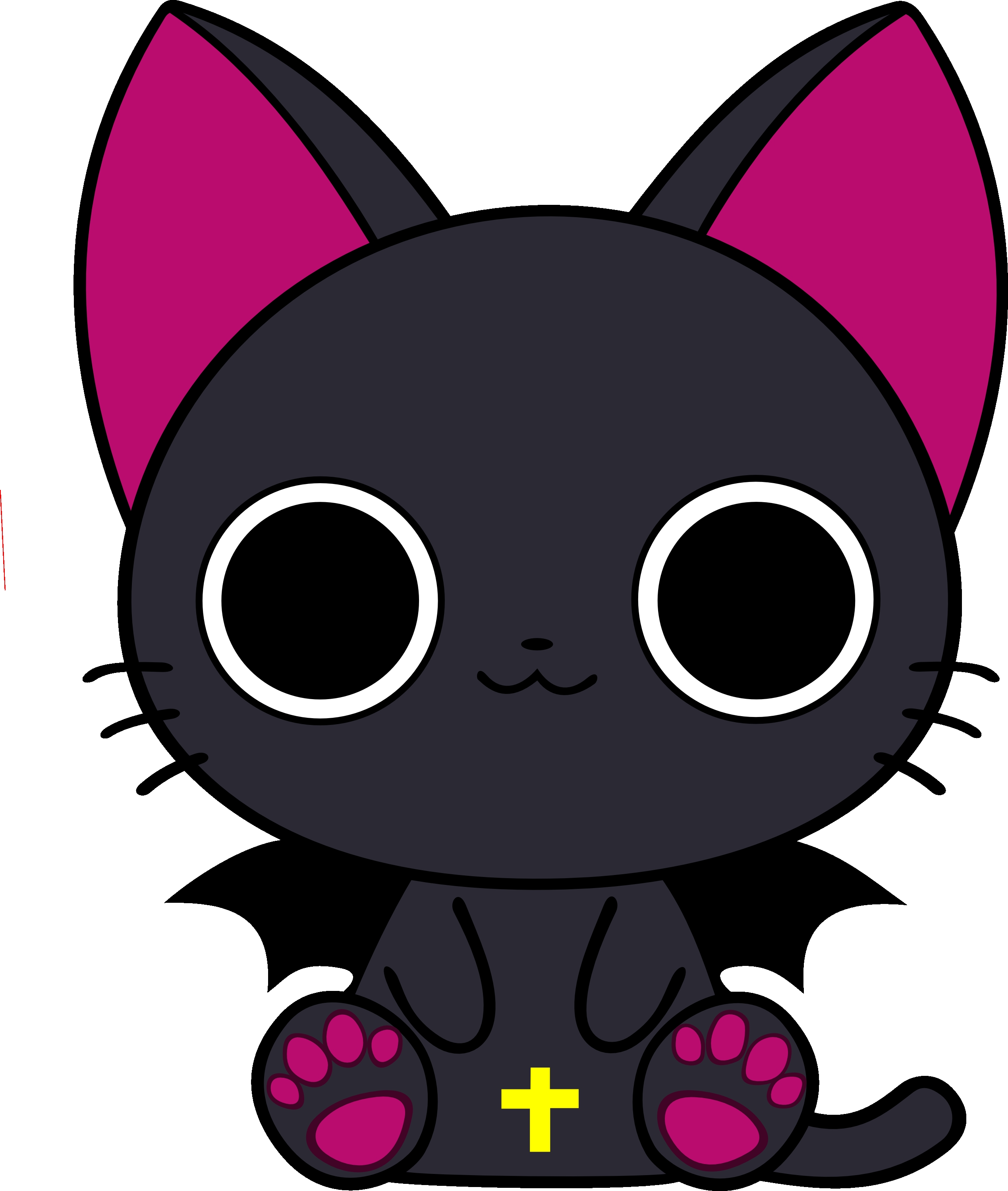 Anime Cat Png Transparent - HD Wallpaper 