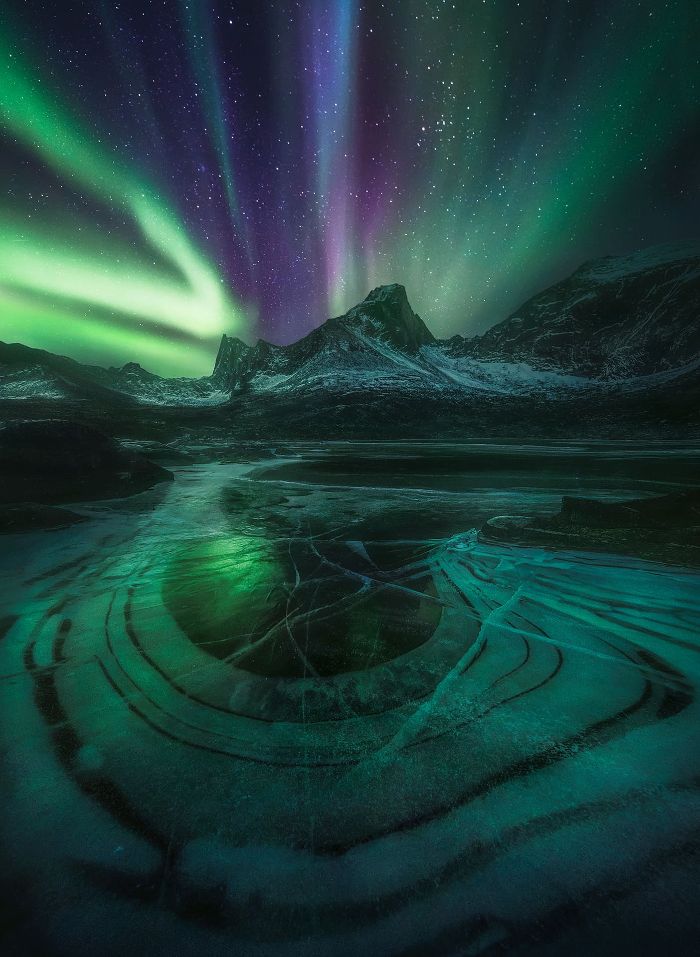 Best Northern Lights Images Canada - Marc Adamus Northern Lights - HD Wallpaper 