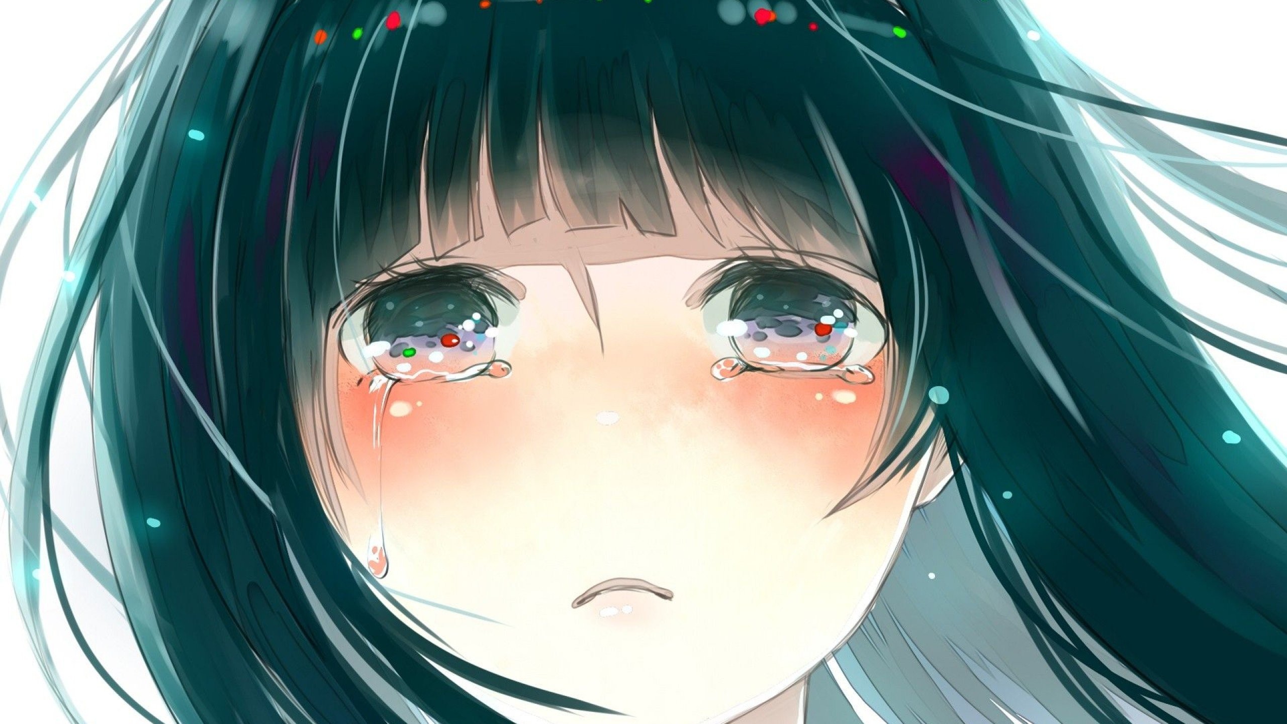 Anime Crying Eyes 
 Data-src /w/full/6/5/6/299200 - Tears In Eyes Anime - HD Wallpaper 