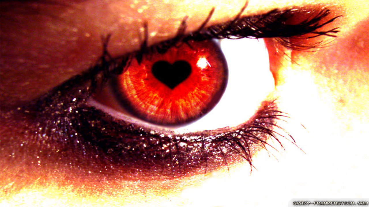 Beautiful Love Eyes - HD Wallpaper 