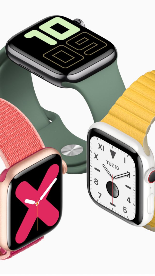 Apple Watch Series 5, Apple September 2019 Event, 4k - Apple Watch Series 5 Color - HD Wallpaper 
