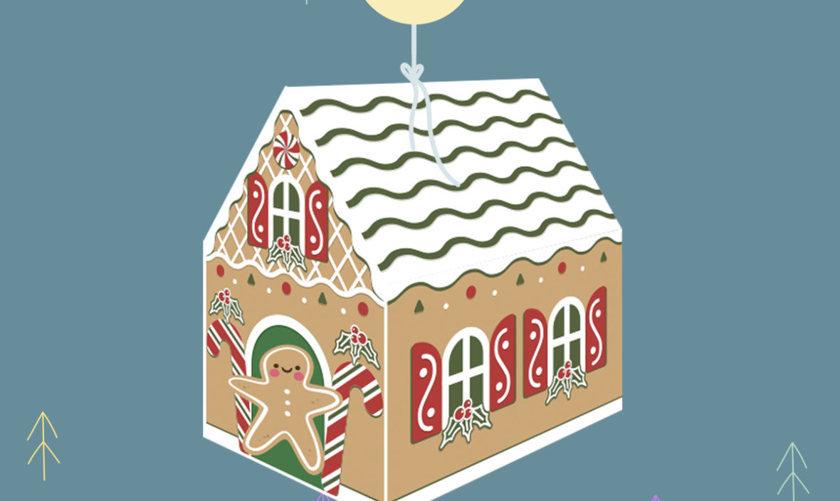 Crea Il Tuo Pacchetto Natalizio - Gingerbread House - HD Wallpaper 