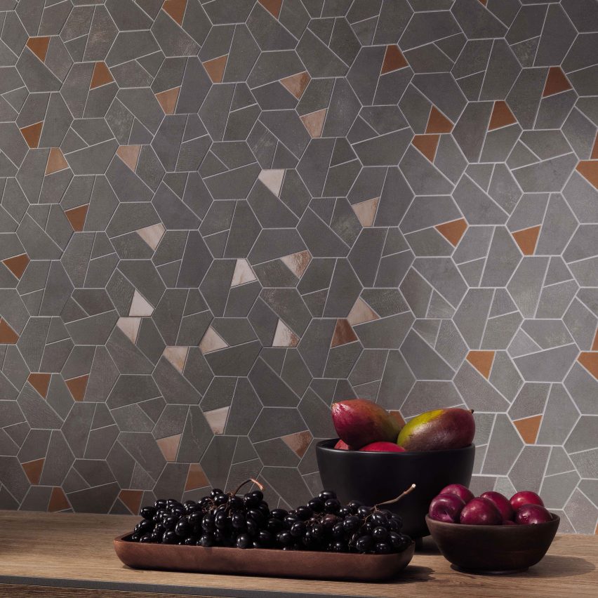 Hexagon Mosaic Smoke Yellow - HD Wallpaper 