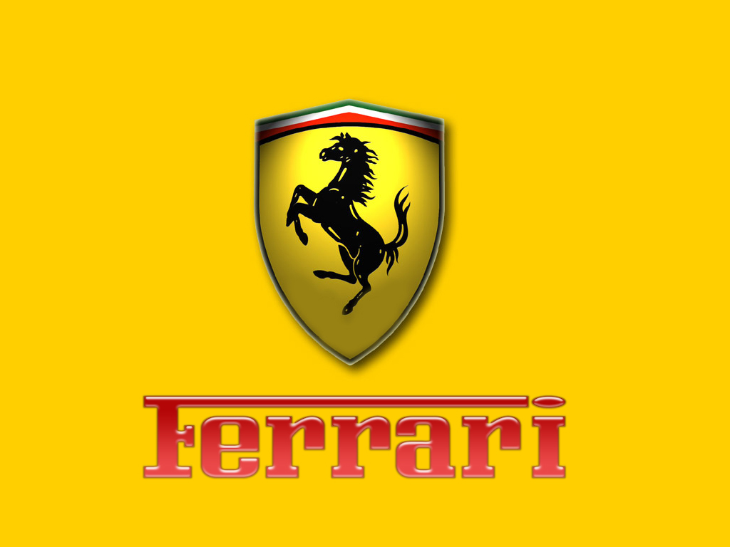Ferrari Logotype - Ferrari Logo Hd - HD Wallpaper 