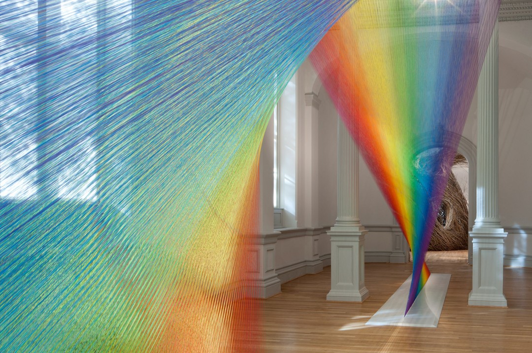 Renwick Wonder - Rainbow String Art Installation - HD Wallpaper 