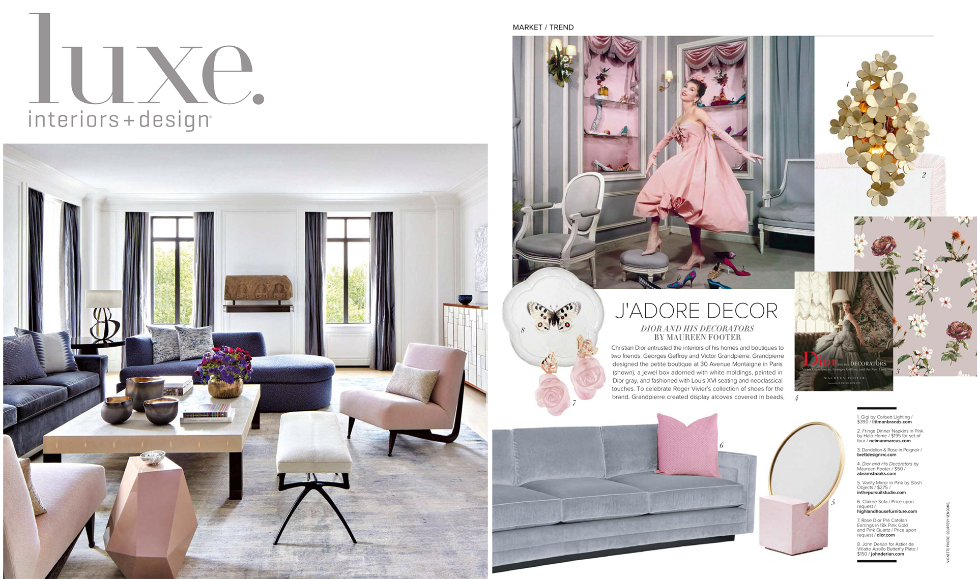 Brett Design Wallpaper Dandelion And Rose Wallpaper - Luxe Interiors Design September 2019 - HD Wallpaper 