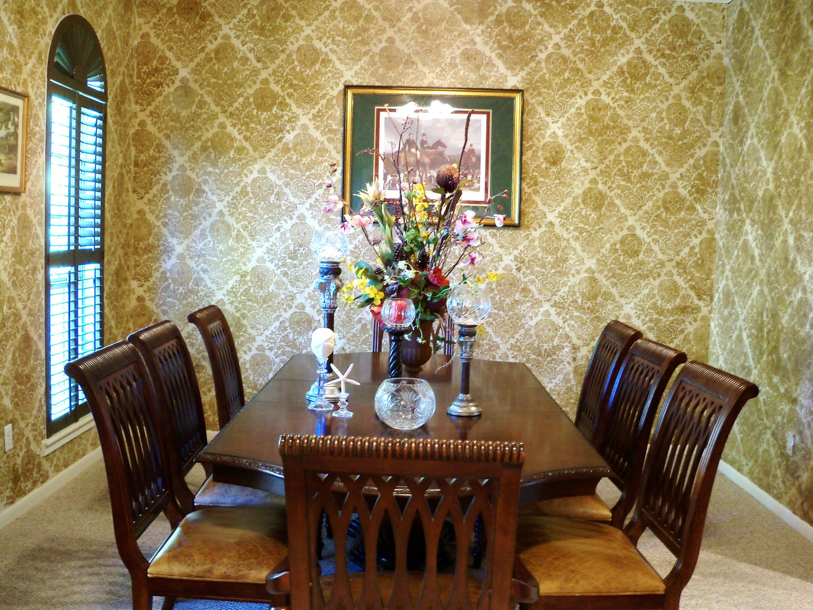 Wallpaper Ideas For Dining Room Photo   Dining Area   20x20 ...