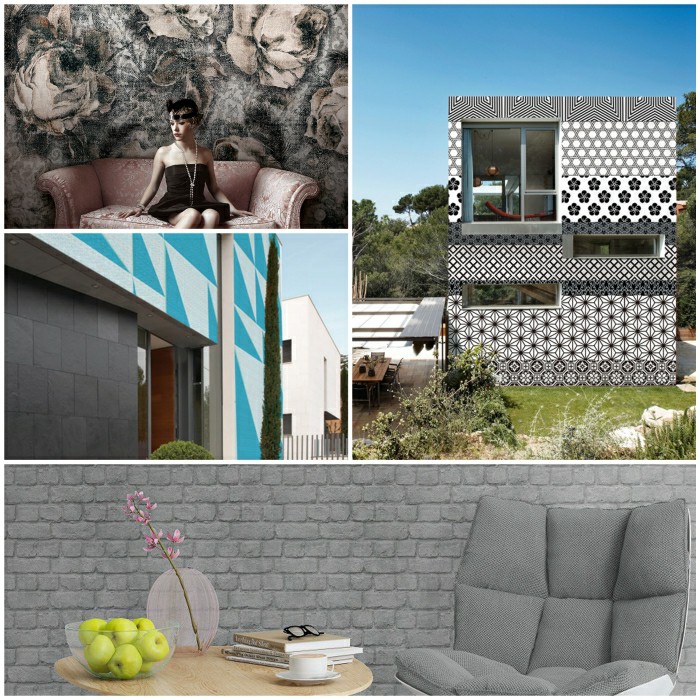 Wallpaper Ideas Wall Decoration Ideas Wallpaper Designs - Papel Tapiz Para Exteriores - HD Wallpaper 