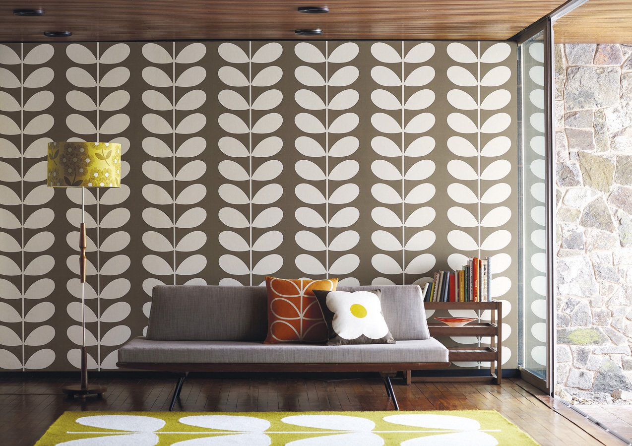 Mid Century Modern Wallpaper Designs - Retro Interior Design - HD Wallpaper 
