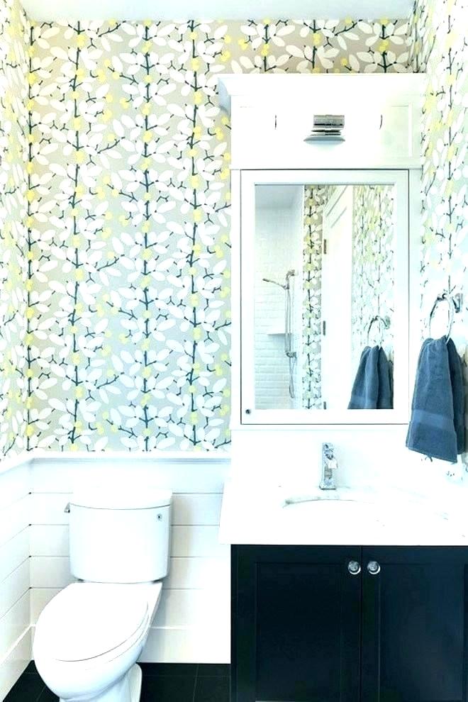 Wall Paper Ideas Cool Bathroom Wallpaper Ideas - Bathroom - HD Wallpaper 