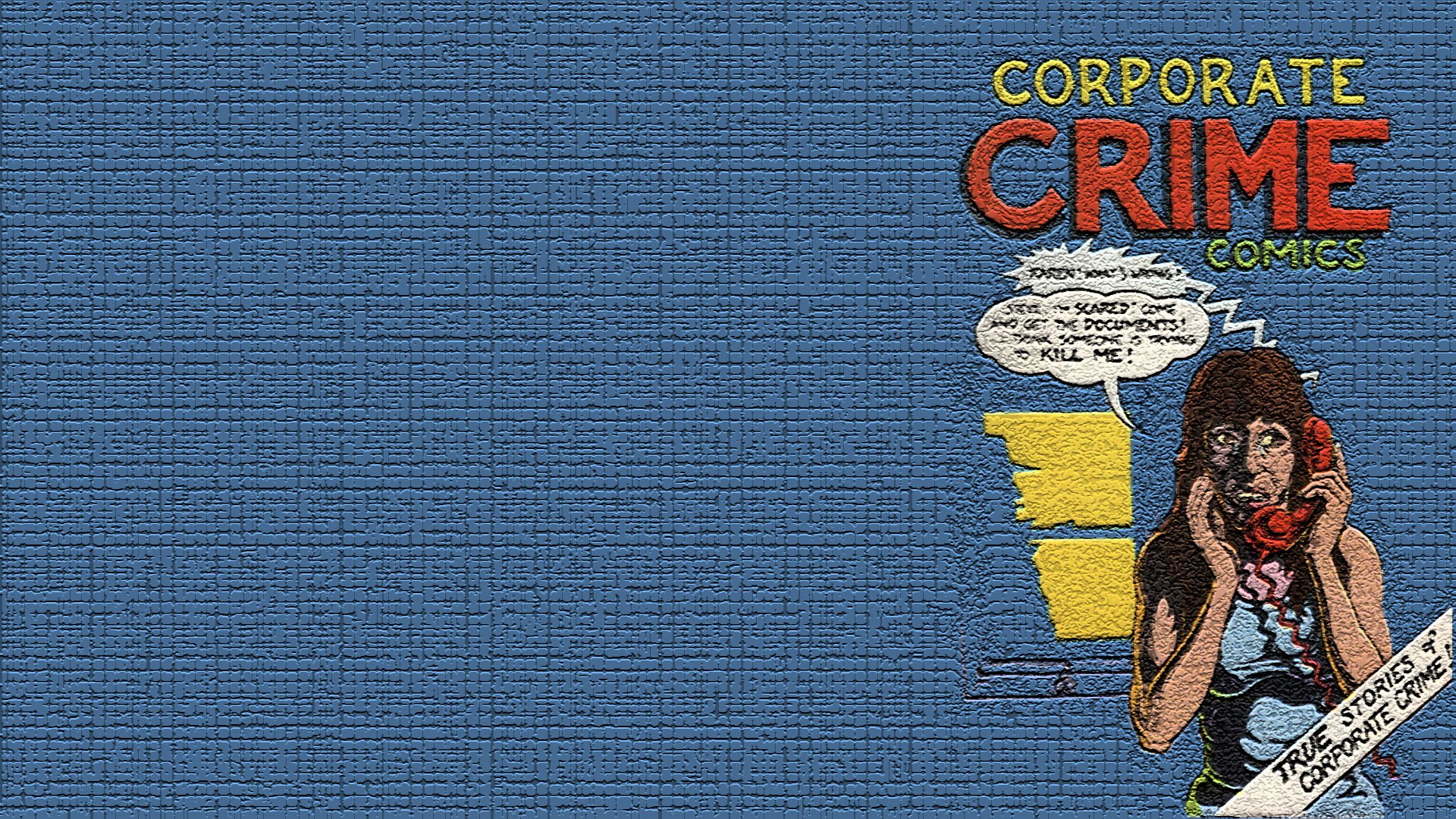 Corporate Crime Comics - HD Wallpaper 