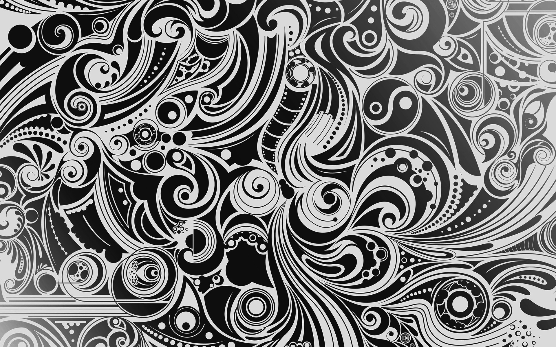 Colorful Decorative Pattern Android Wallpapers Hd - Black And White Pattern Hd - HD Wallpaper 