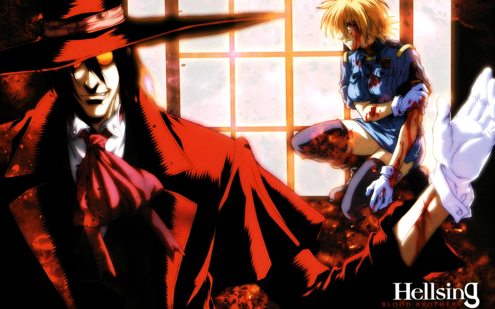 Seras Victoria Y Alucard Hellsing - HD Wallpaper 
