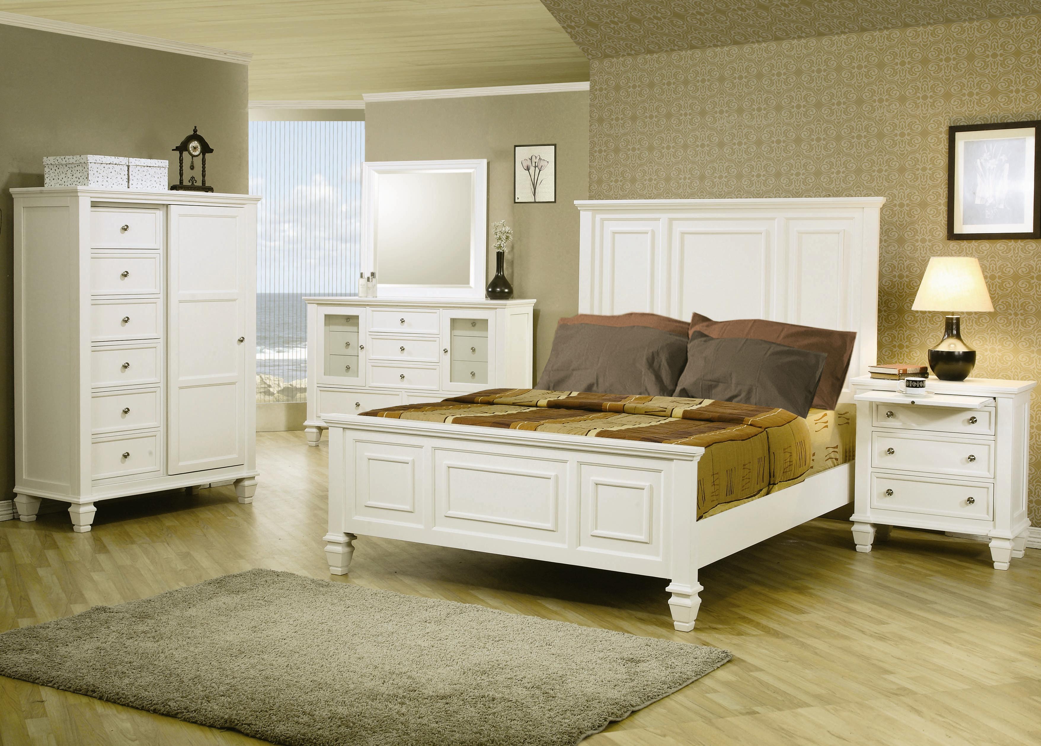 White Wood Bedroom Ideas - HD Wallpaper 