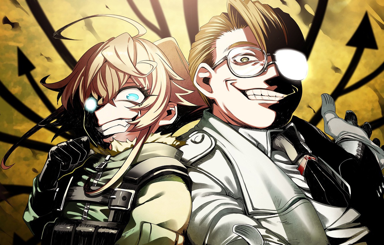 Photo Wallpaper Girl, Blood, Soldier, Military, War, - Youjo Senki Tanya Die - HD Wallpaper 