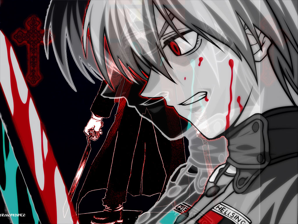 Geneon/pioneer, Hellsing, Alexander Anderson, Victoria - Меч В Крови Аниме - HD Wallpaper 
