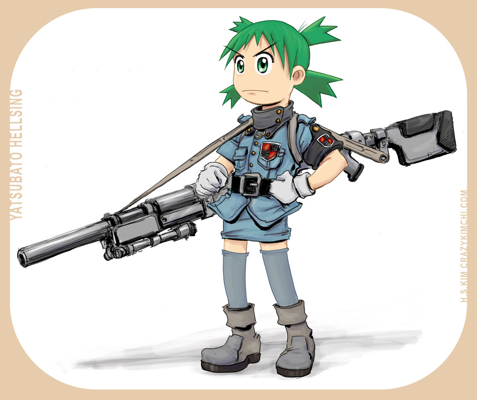 Van Helsing - Gun Yotsuba Koiwai - HD Wallpaper 