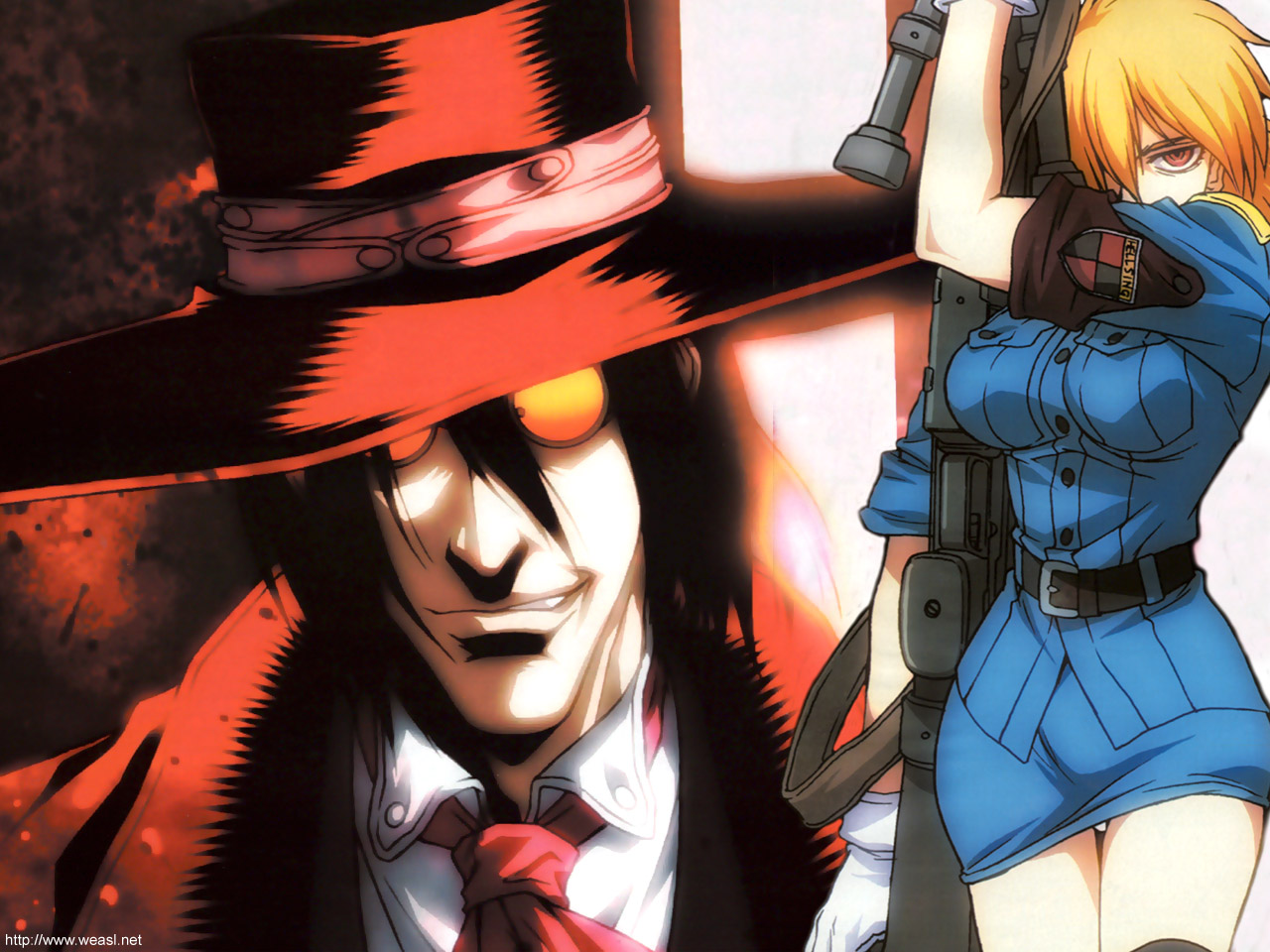 Alucard Hellsing Seras Victoria - Alucard Hellsing - HD Wallpaper 