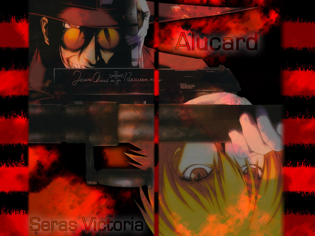 Geneon/pioneer, Hellsing, Victoria Seras, Alucard Wallpaper - Hellsing - HD Wallpaper 