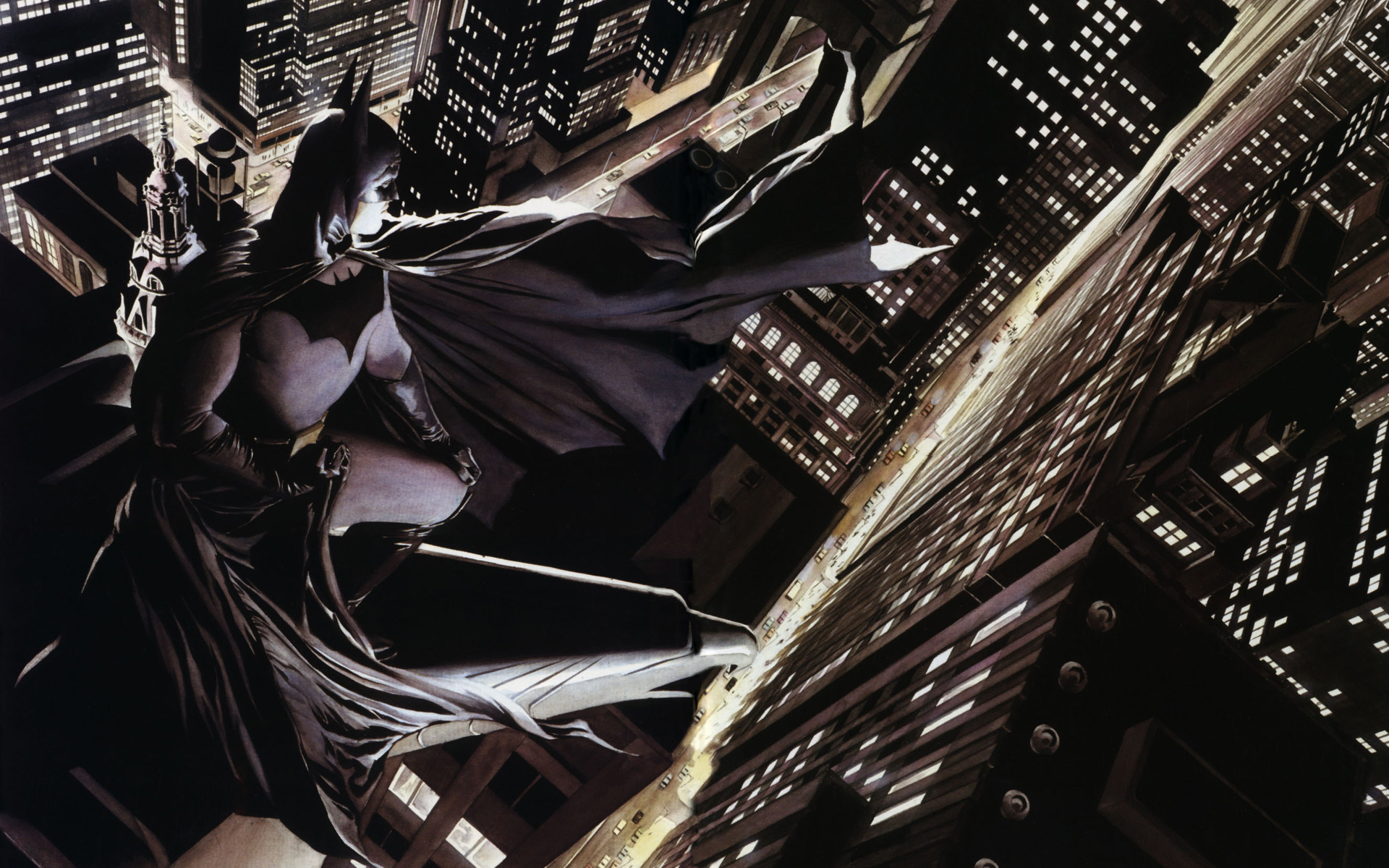 Batman Alex Ross Wallpaper 4k - HD Wallpaper 