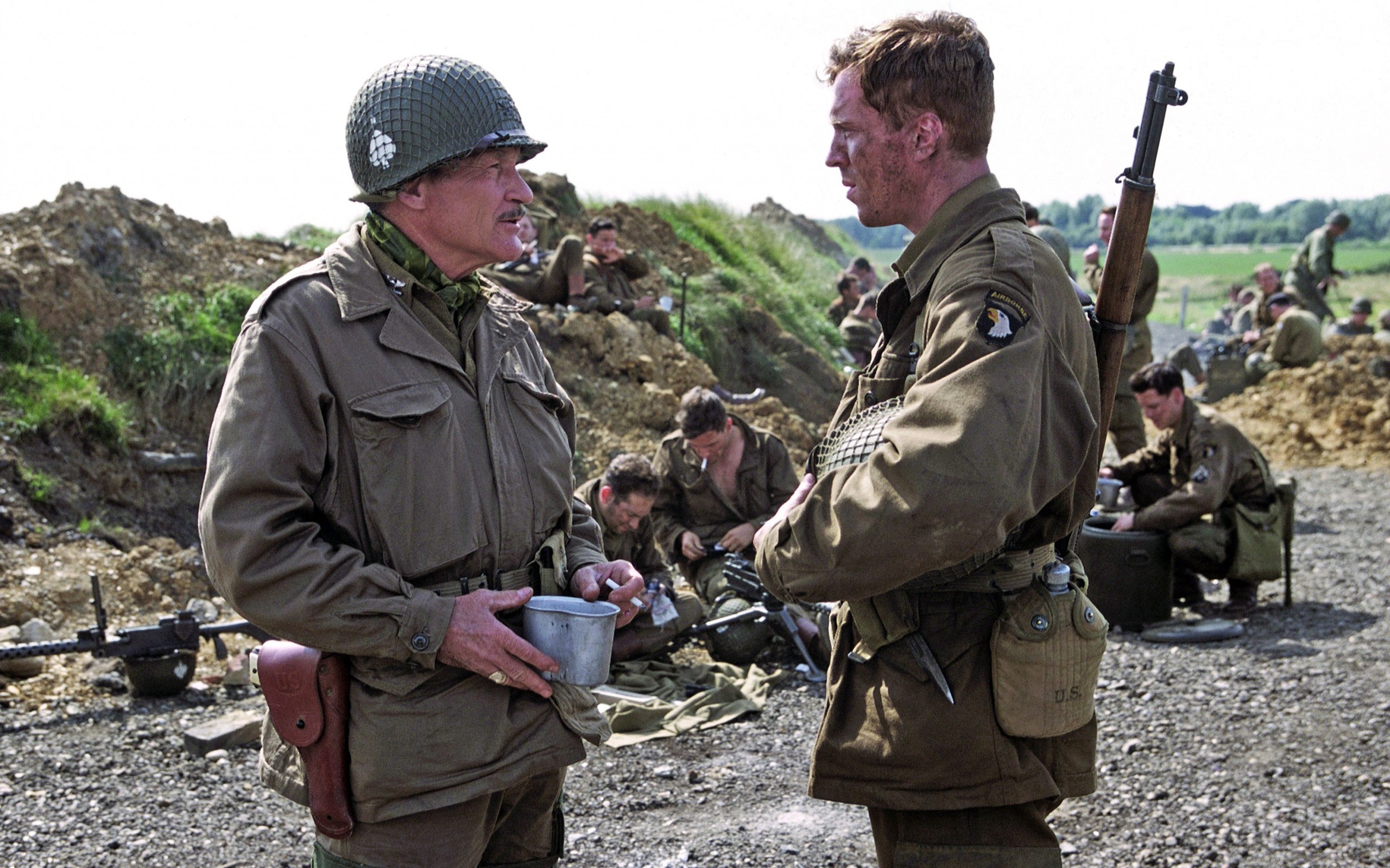 Band Of Brothers War Military Action Drama Hbo Band - Band Of Brothers 2001 - HD Wallpaper 