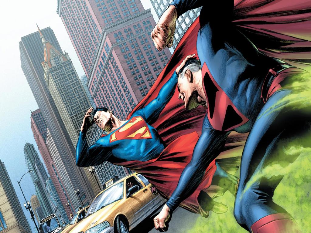 Superman Meets Kingdom Come Superman - HD Wallpaper 