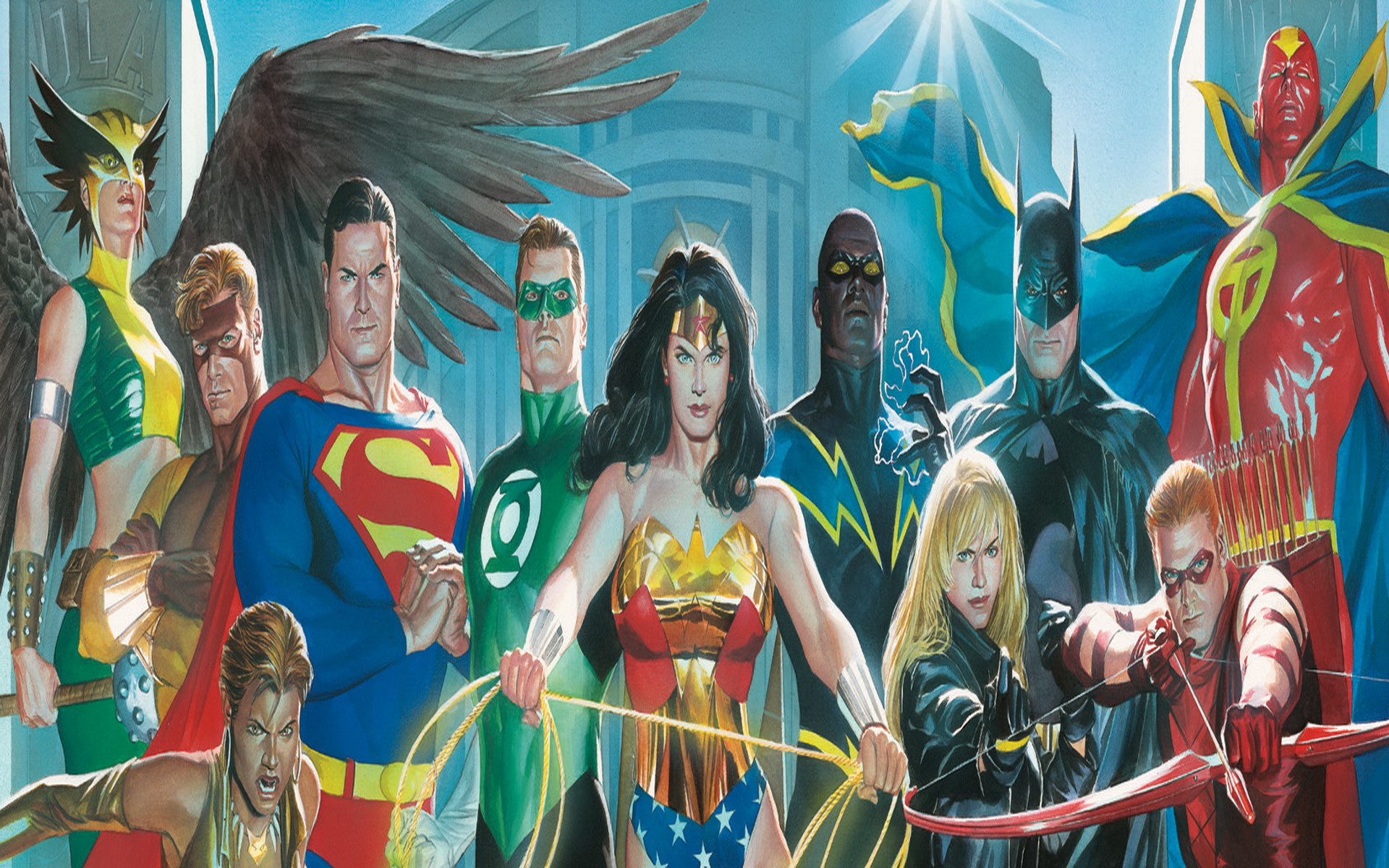 Justice League Comic Art - HD Wallpaper 
