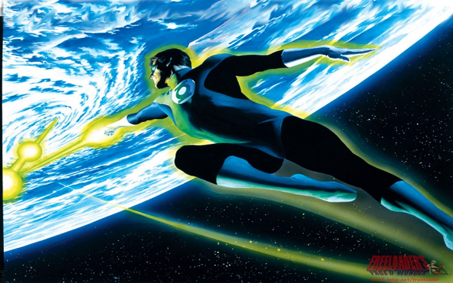Green Lantern Alex Ross - HD Wallpaper 