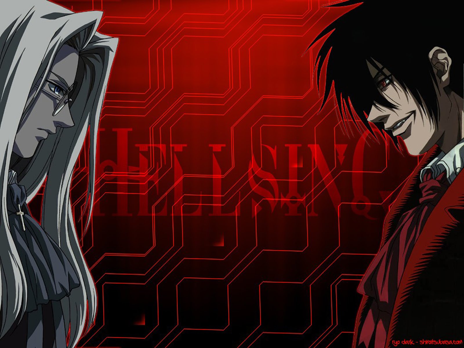 Hellsing Desktop - Integra And Alucard - HD Wallpaper 