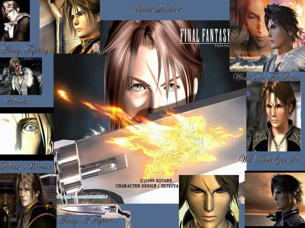 final fantasy 8 wallpaper squall