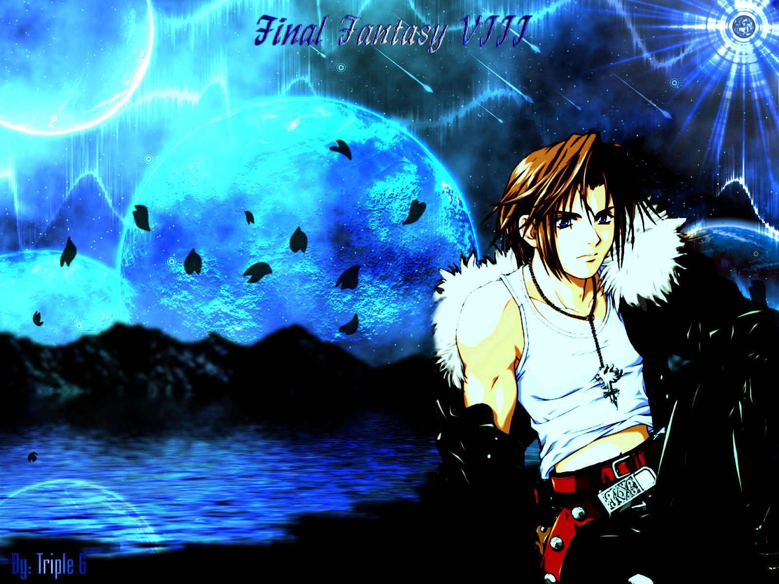 Square Enix, Final Fantasy Viii, Squall Leonhart Wallpaper - Anime - HD Wallpaper 