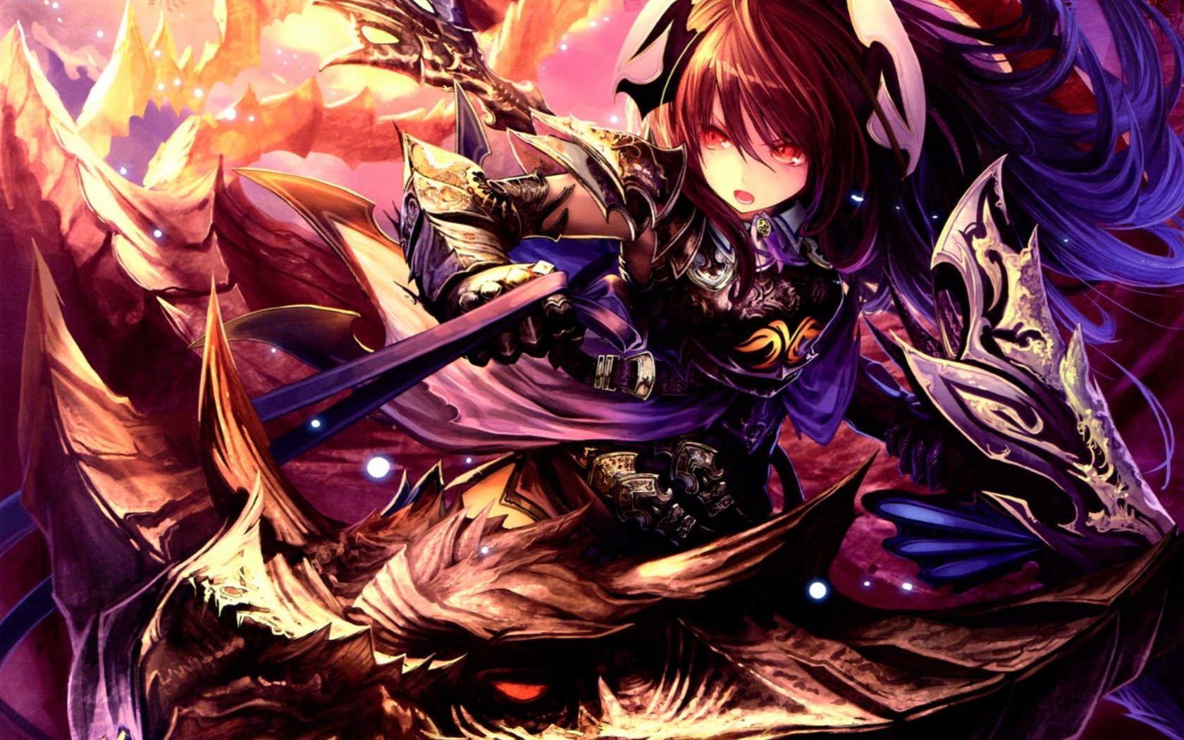 Blood Of Bahamut Anime - HD Wallpaper 