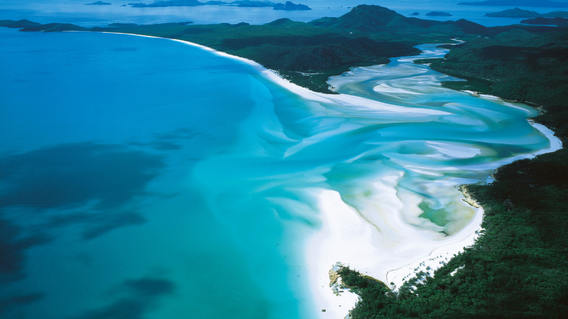 Whitehaven Beach Australia - HD Wallpaper 