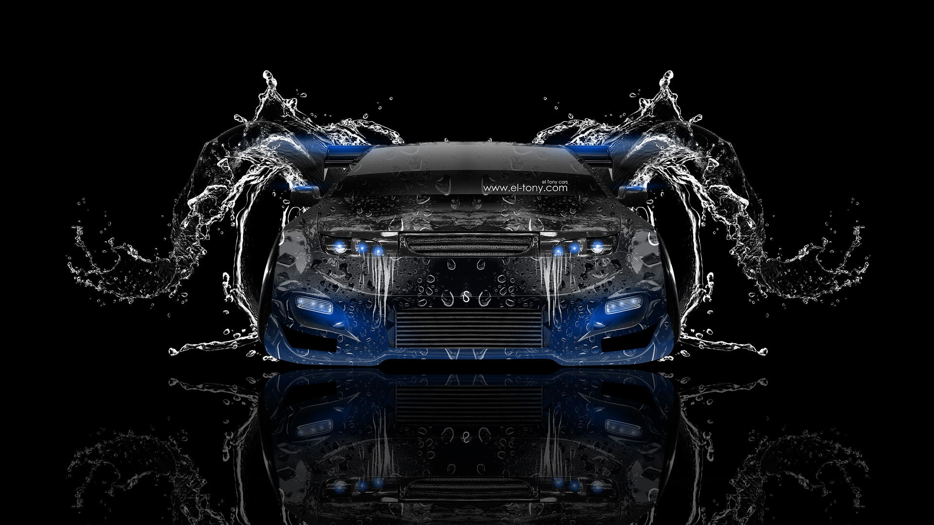 Mustang Ford Wallpaper Neon - HD Wallpaper 