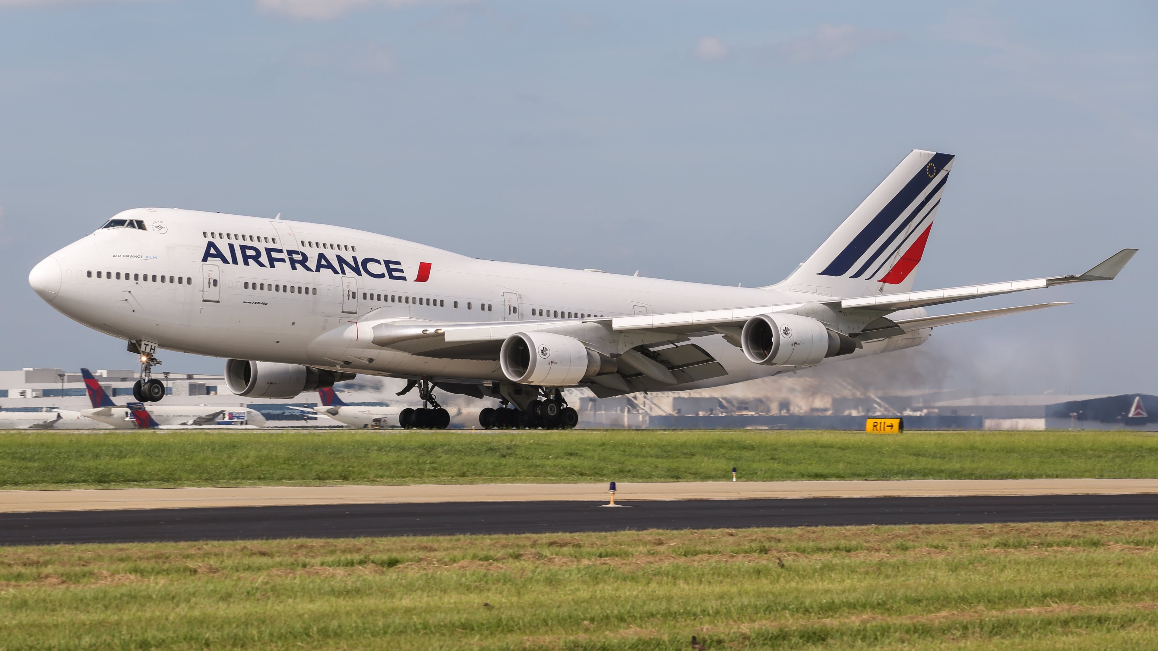 Fa- Research Jet Air France Boeing 747 Wallpaper - Boeing 747 - HD Wallpaper 