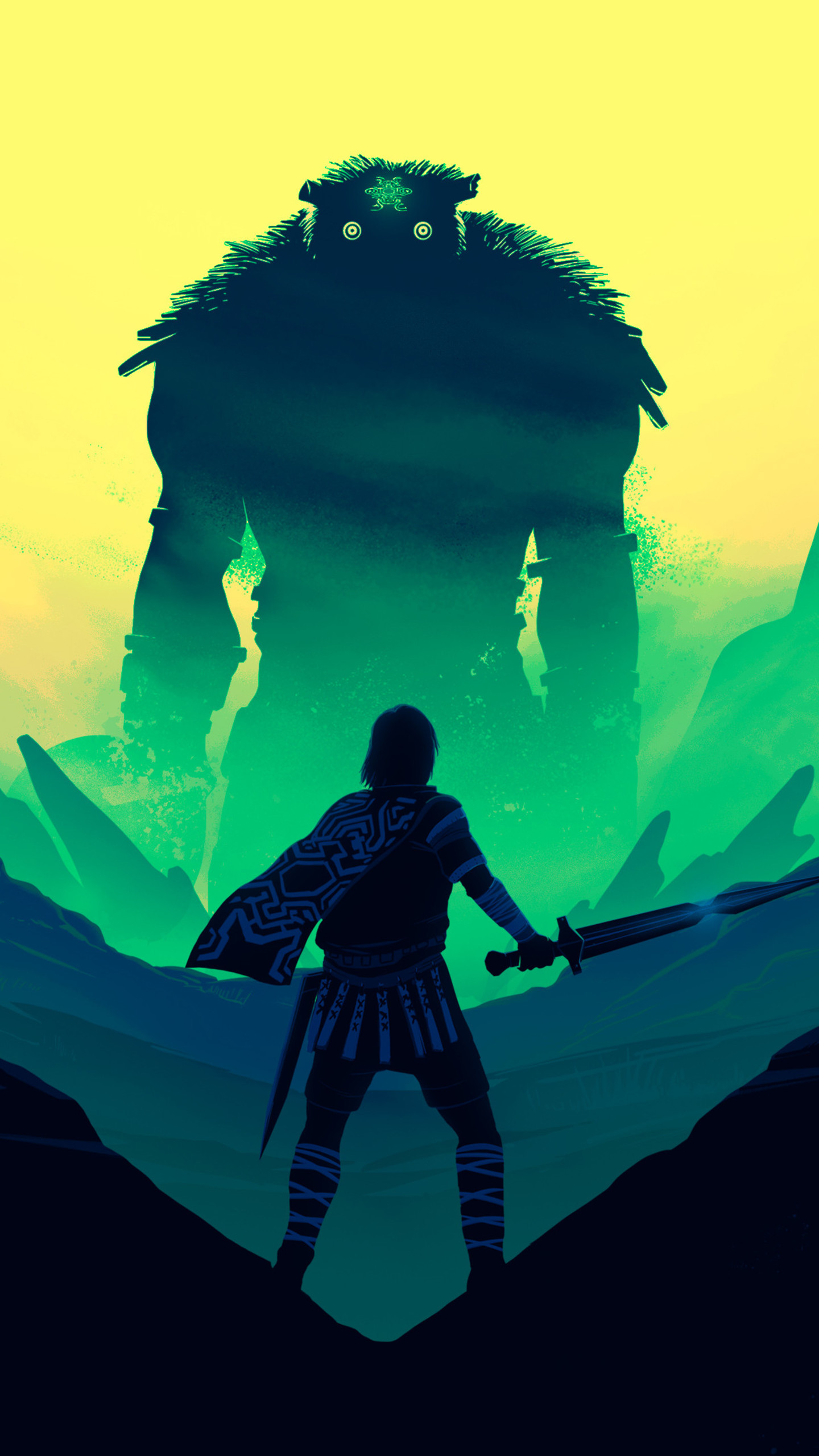 Shadow Of The Colossus Pixel Art - HD Wallpaper 