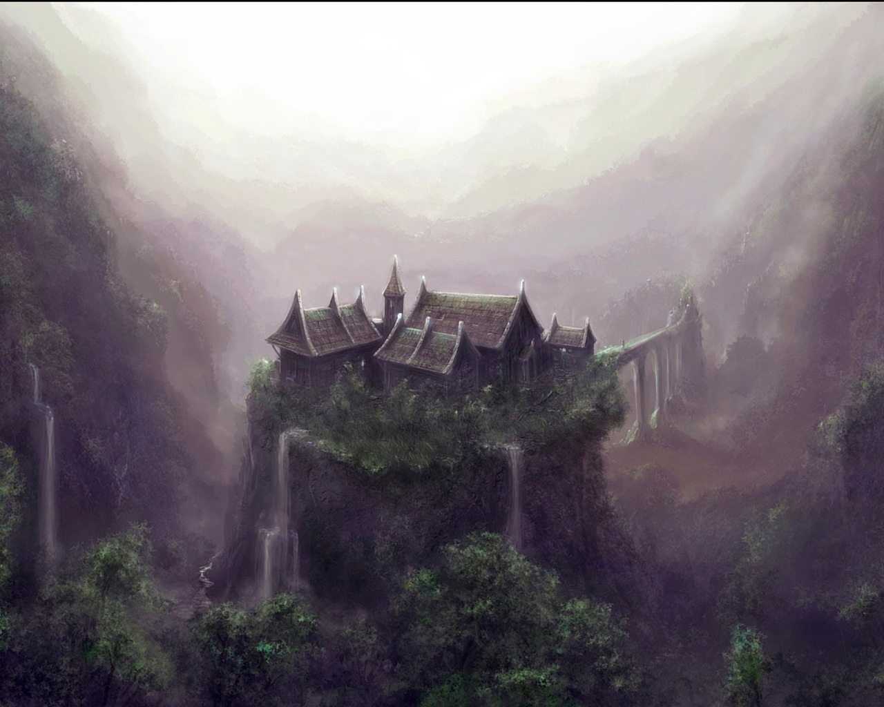 Fantasy Landscape Images, 3d Fantasy Places - Fantasy Landscape - HD Wallpaper 