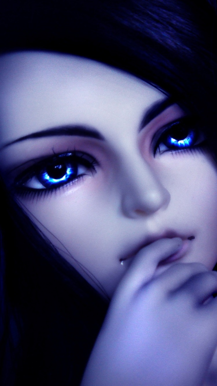 Iphone Wallpaper Blue Eyes Girl, Doll - Fondos De Pantalla De Muñecas - HD Wallpaper 