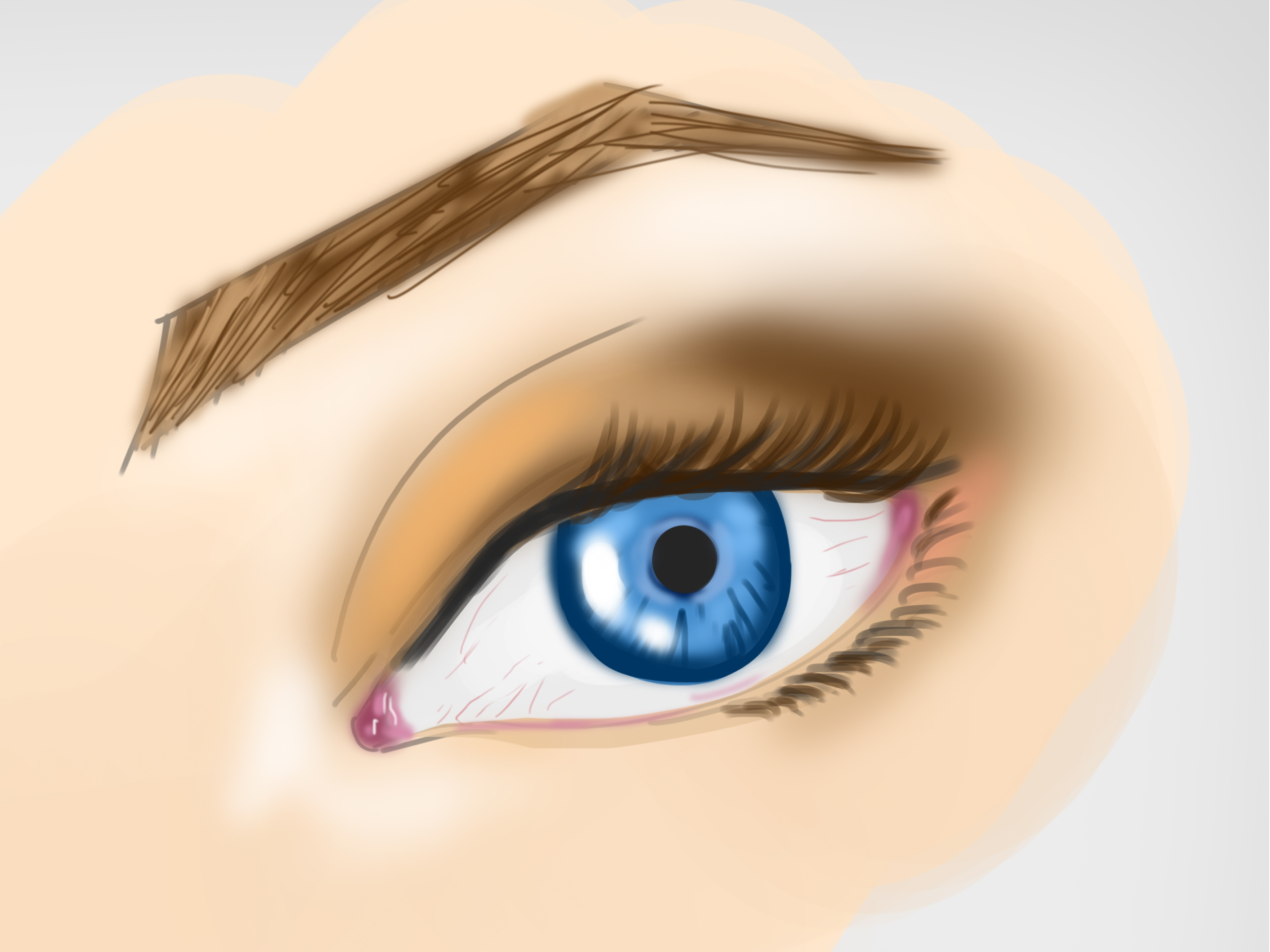 Image Titled Paint Eyes Step - Paint Eyes - HD Wallpaper 