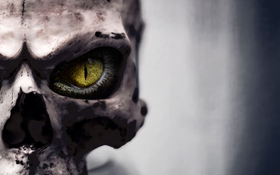 Skull, Skull And Crossbones, Eye, Skeleton, Death, - Skull - HD Wallpaper 