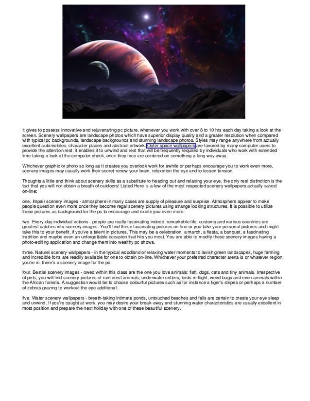 Outer Space - HD Wallpaper 