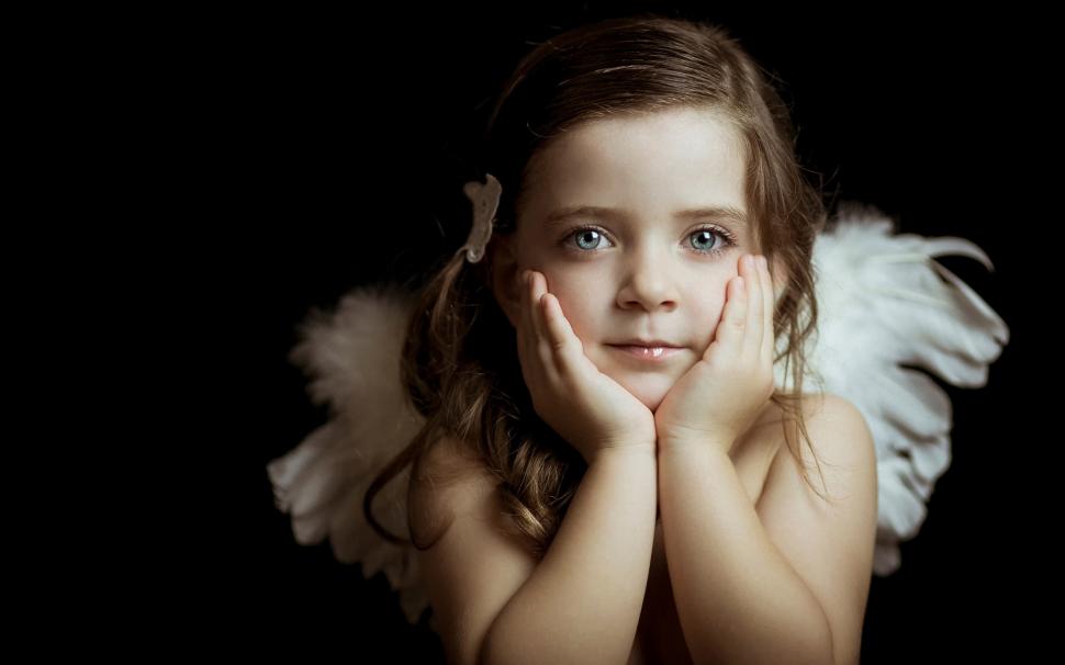 Beautiful Little Angel, Girl, Eyes Wallpaper,beautiful - Wallpaper - HD Wallpaper 