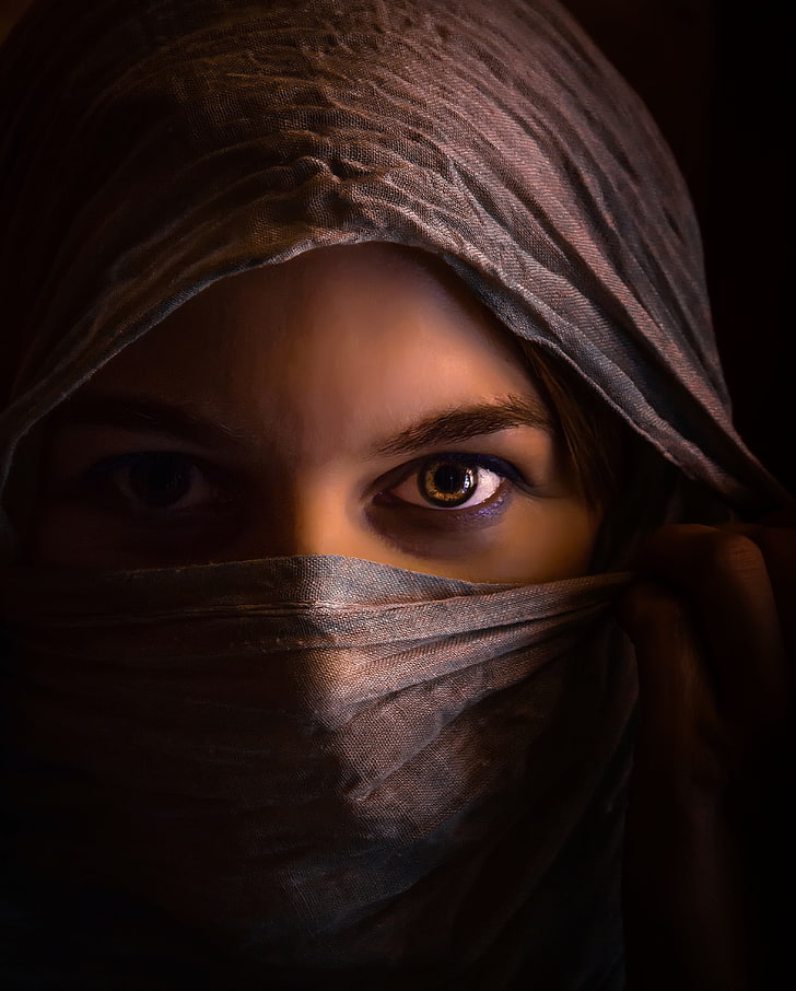 Hijab Eyes - HD Wallpaper 