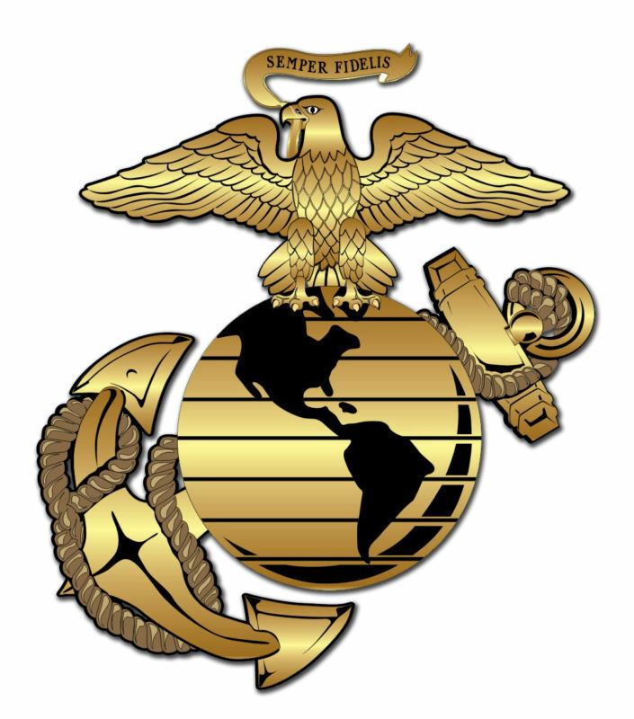 Marine Corps Eagle Globe And Anchor Ega - Eagle Globe And Anchor Decal - HD Wallpaper 