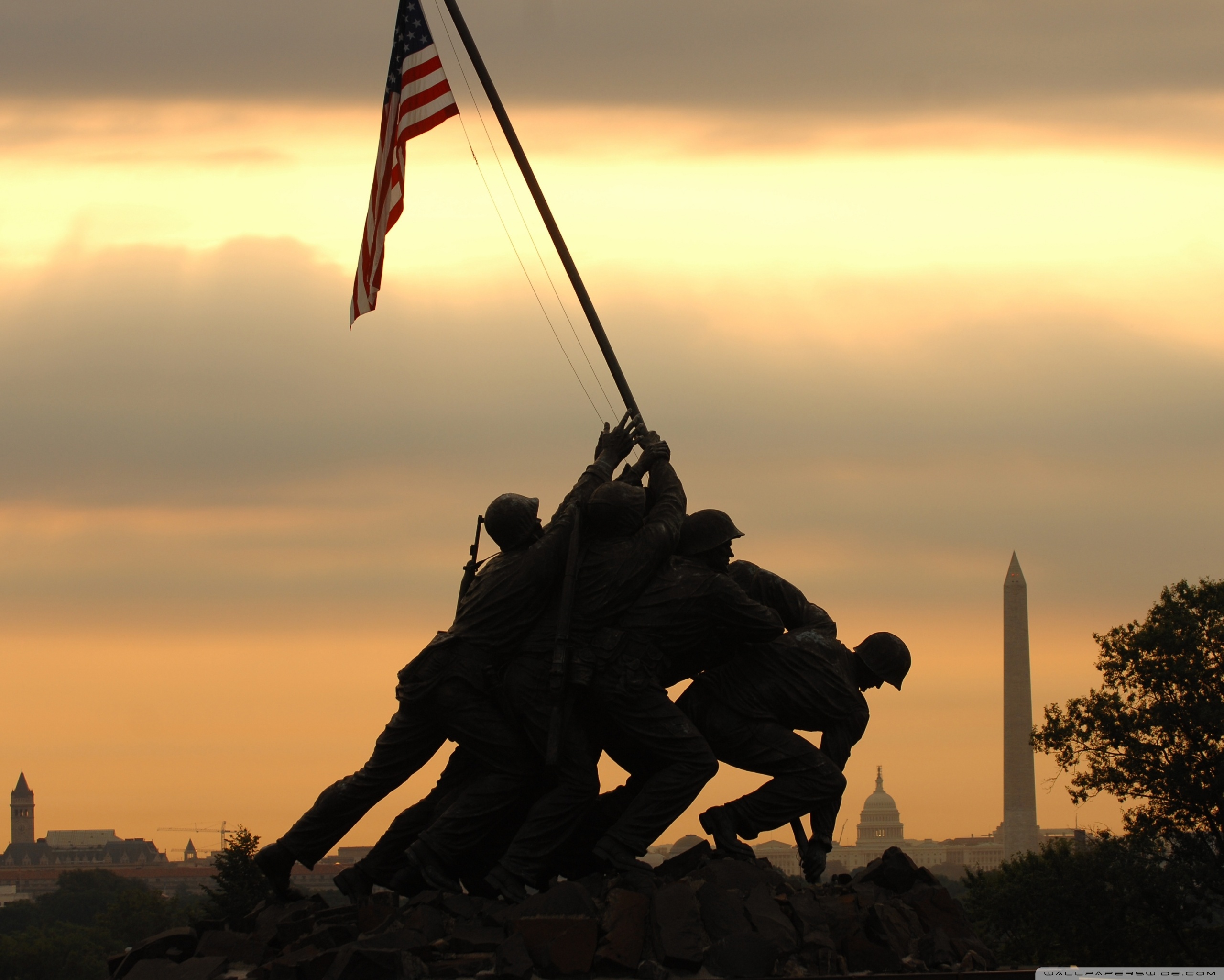 Iwo Jima Memorial - HD Wallpaper 