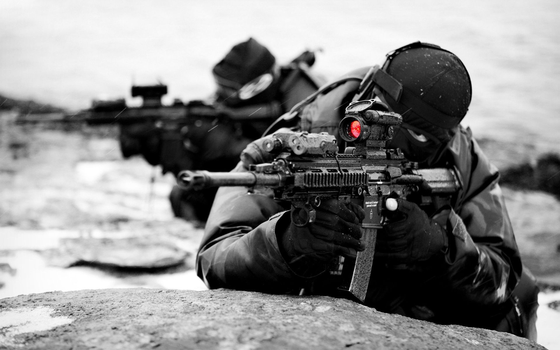 Swat Gun War Military Weapon Soldier Rifle Adult Man - 1080p Sniper - HD Wallpaper 